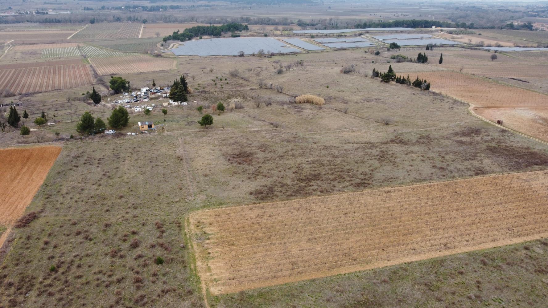 Projet photovoltaique au sol sur la commune de Saint-Couat-d'Aude